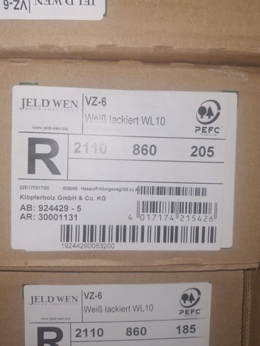 Jeld wen türzarge weiss - jeld,