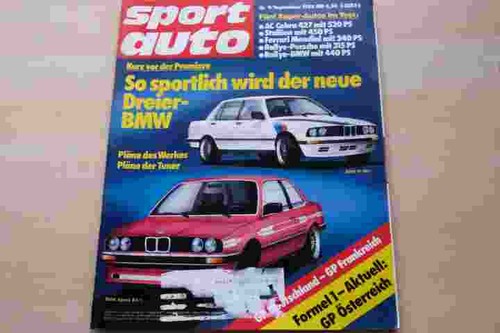 Sport auto 1982 bmw - sport, 09/1982