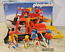 Playmobil 3469 Winter Schneeraupe Schneeschieber Skifahrer mit OVP