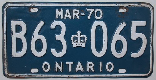 Kanada nummernschild ontario - nummernschild,