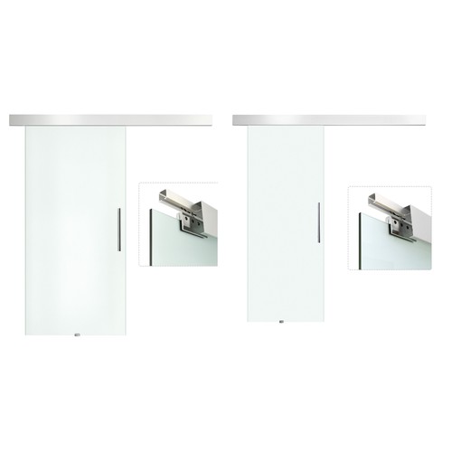 Homcom glasschiebetür - homcom,