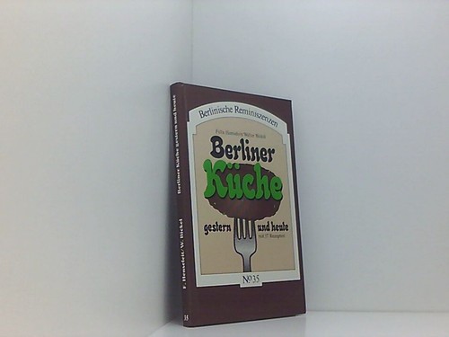 Berliner küche gestern - berliner, und