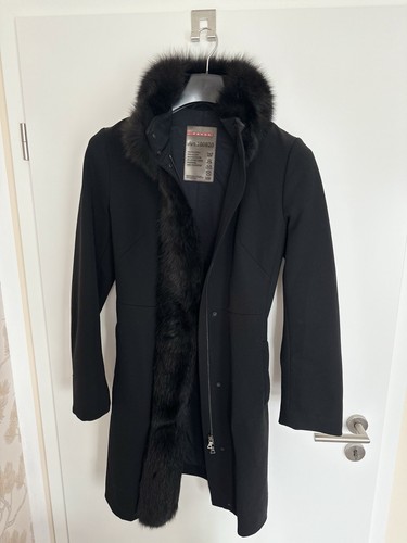 Prada mantel anorak fur - prada,