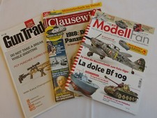 3 Magazine ✲MODELL FAN 4/19✲GUN TRADE WORLD 12/19✲CLAUSEWITZ 3/19✲ Militär WKII
