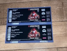 2 x Till Lindemann Souvenir Tickets „ Ich Hasse Kinder Tour“ Kassel