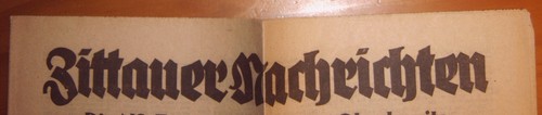 Zittau zeitung 1940 - zittau,