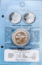 Belarus 20 Rubel 2002 Silber