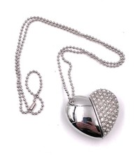 Kette Herz edel schick silber