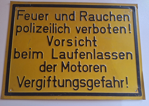 Original altes blechschild - altes,