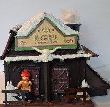 PLAYMOBIL CUSTOM SCHMIEDE WINTER DORSEN C: UNIKAT