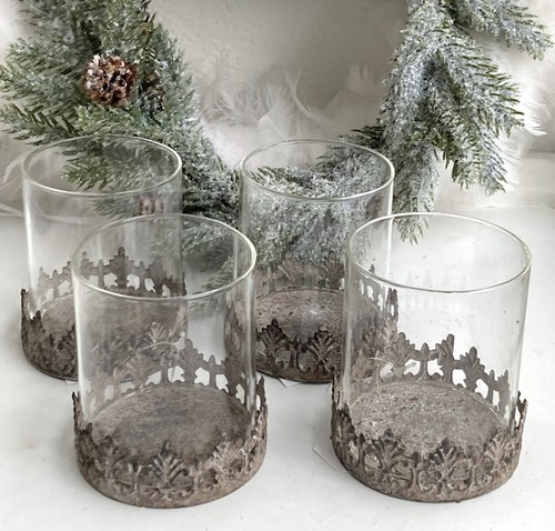 Set shabby windlicht - 4,