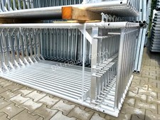 GÜNSTIG! Alu Fassadengerüst Giebelgerüst 91qm Gerüst Baugerüst 12x8m NEU