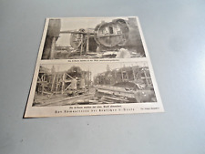 Alter Druck, Demontage deutscher U-Boote nach dem 1. Weltkrieg