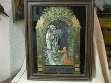 Großes altes 3D Votivbild