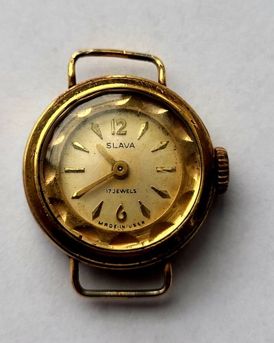 Vintage slava damenarmbanduhr - vintage,