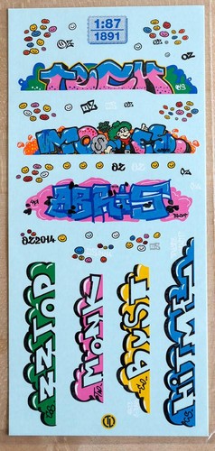 Decals 1891 graffiti - 1891,