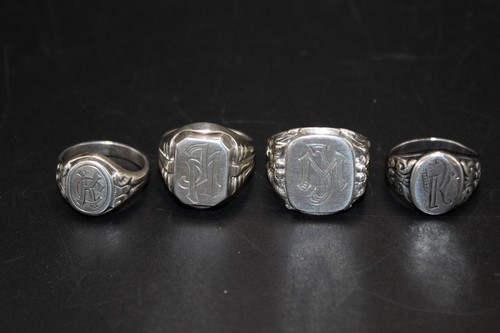 Alter siegelring in silber - alter,