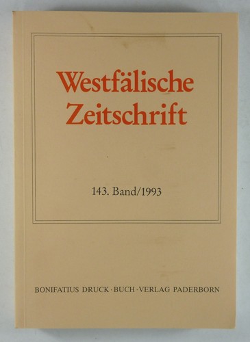 Westfälische zeitschrift - westfälische,