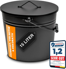 Ascheeimer 15l mit - 15l,