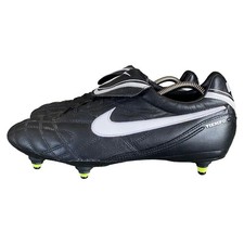Nike Tiempo Mystic III SG Fußballschuhe Schwarz Weiß Herren Größe UK 10 EU 45