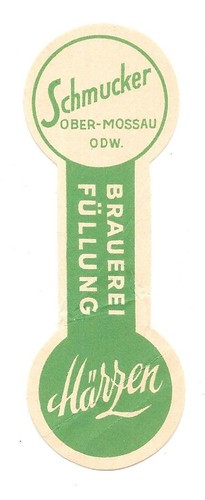 Bieretikett brauerei schmucker - bieretikett,