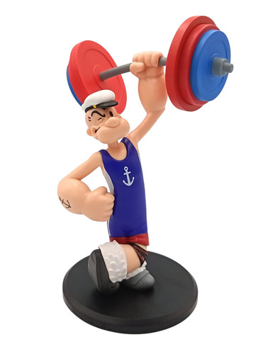 Figurine popeye gewichtheber - popeye,
