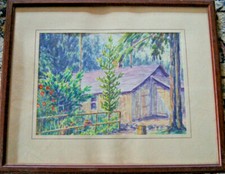 ::WATERCOLOUR FOREST COTTAGE