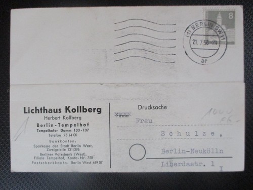 Postkarte lichthaus - (y971),