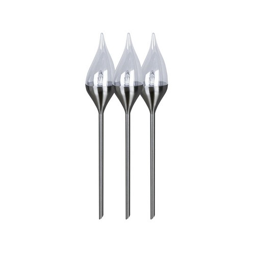Melitec 3er set solarfackel - 3er,