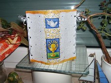 Servietten Windlicht Konfirmation / Taufe / Taube / Kelch