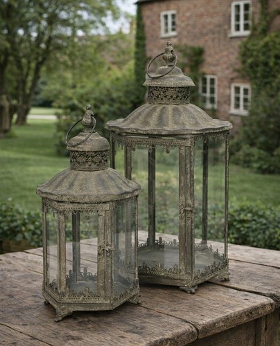 2er set antik - set, laterne