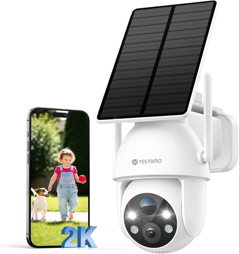 Außenkamera solar 355 pan - außenkamera, 2k