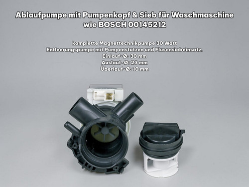 Ablaufpumpe wie bosch 00145212 - ablaufpumpe,