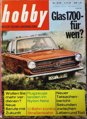 Hobby midget glas - 25/64, mg