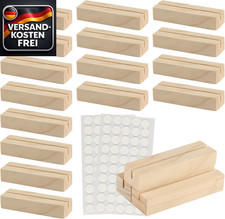 16 Stück Kartenhalter Holz