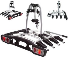 Fahrradträger für 4 Fahrräder 60kg Heckträger Anhängerkupplung abklappbar 58001