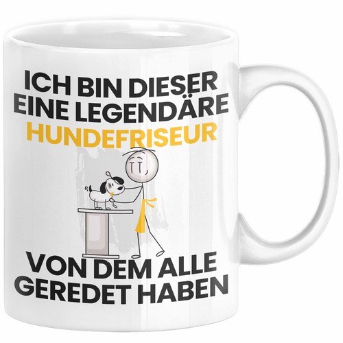 Hundefriseur geschenk tasse - hundefriseur,