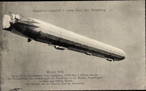 Zeppelins luftschiff neues - luftschiff,,