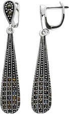 Markasit Ohrhänger Silber 925