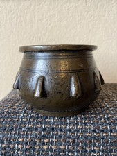 Antiker Bronze Mörser Rippenmörser spanisch maurisch 15. / 16. Jahrhundert