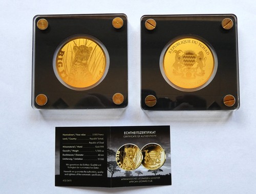 Tschad 5000 francs gold - tschad, ,