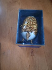 Porzellan Ei Leopardenmuster