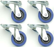 4x SL 80 mm Blue Wheel Rollen