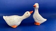 Wunderschöne Sammelfiguren Gänse-Paar / Gans / Keramik