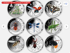 5 Euro Deutschland 2024   Wunderwelt der Insekten  alle Ausgaben 2022 bis 2024