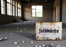 Feldküche Wehrmacht 2. Weltkrieg Metallschild Schild Alu