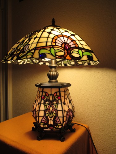 Tiffany lampe tischlampe groß - tiffany,