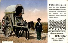 Russische Tracht - Werbekarte