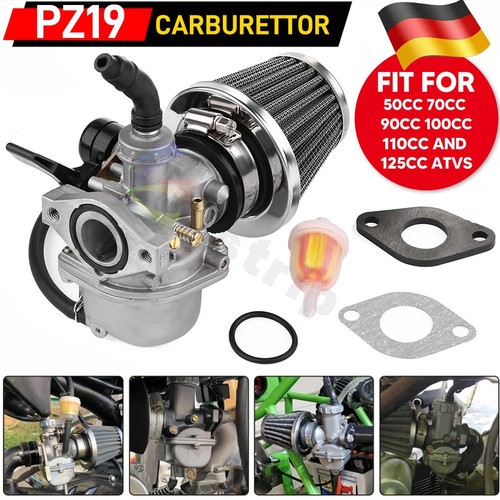 19mm vergaser mit luftfilter - 19mm,