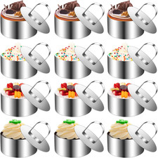 12 Stück Dessertringe, 8Cm